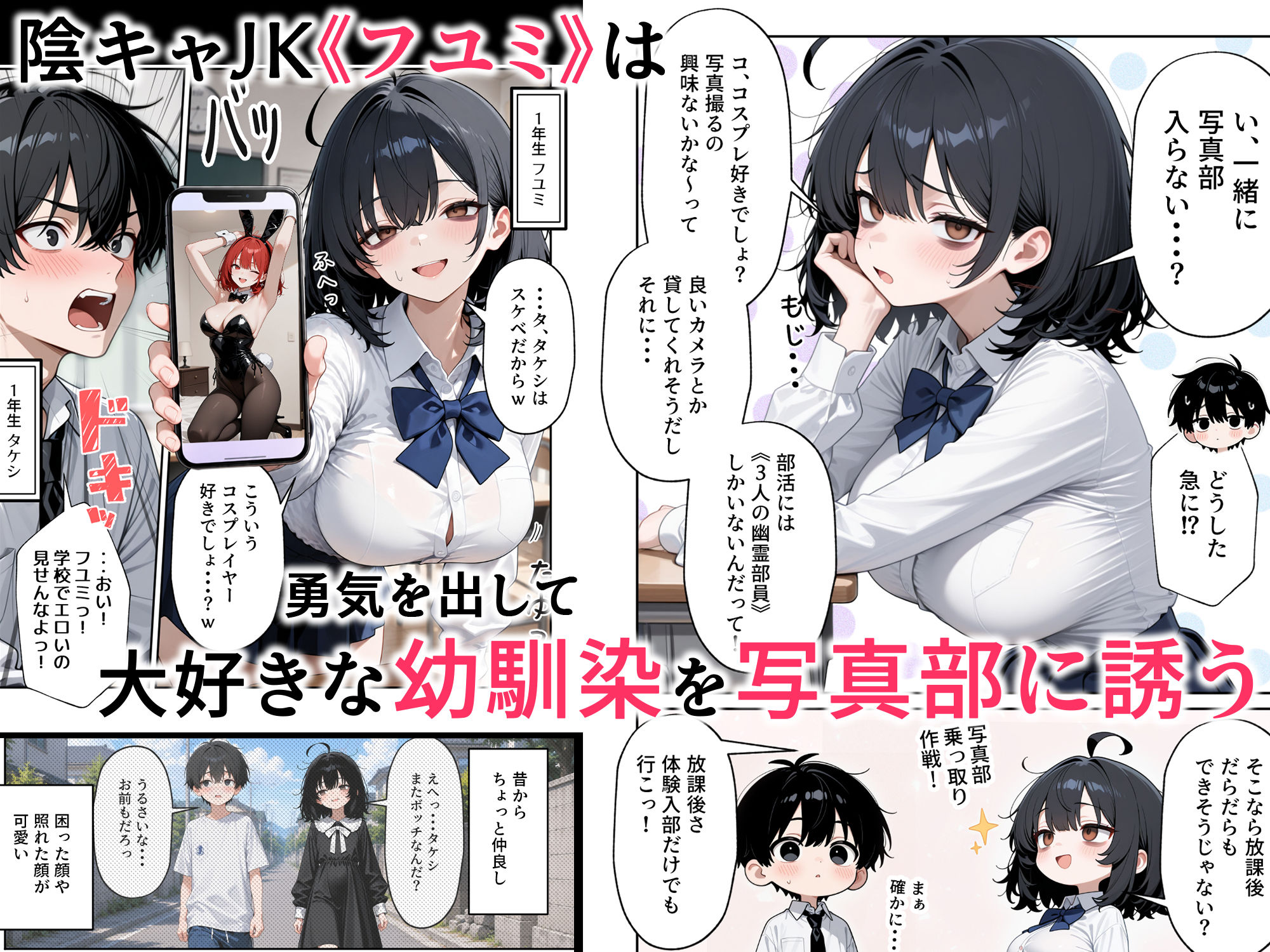 ハメ撮り好きなJ◯たちとハーレムSEXした話 d_823762 画像1