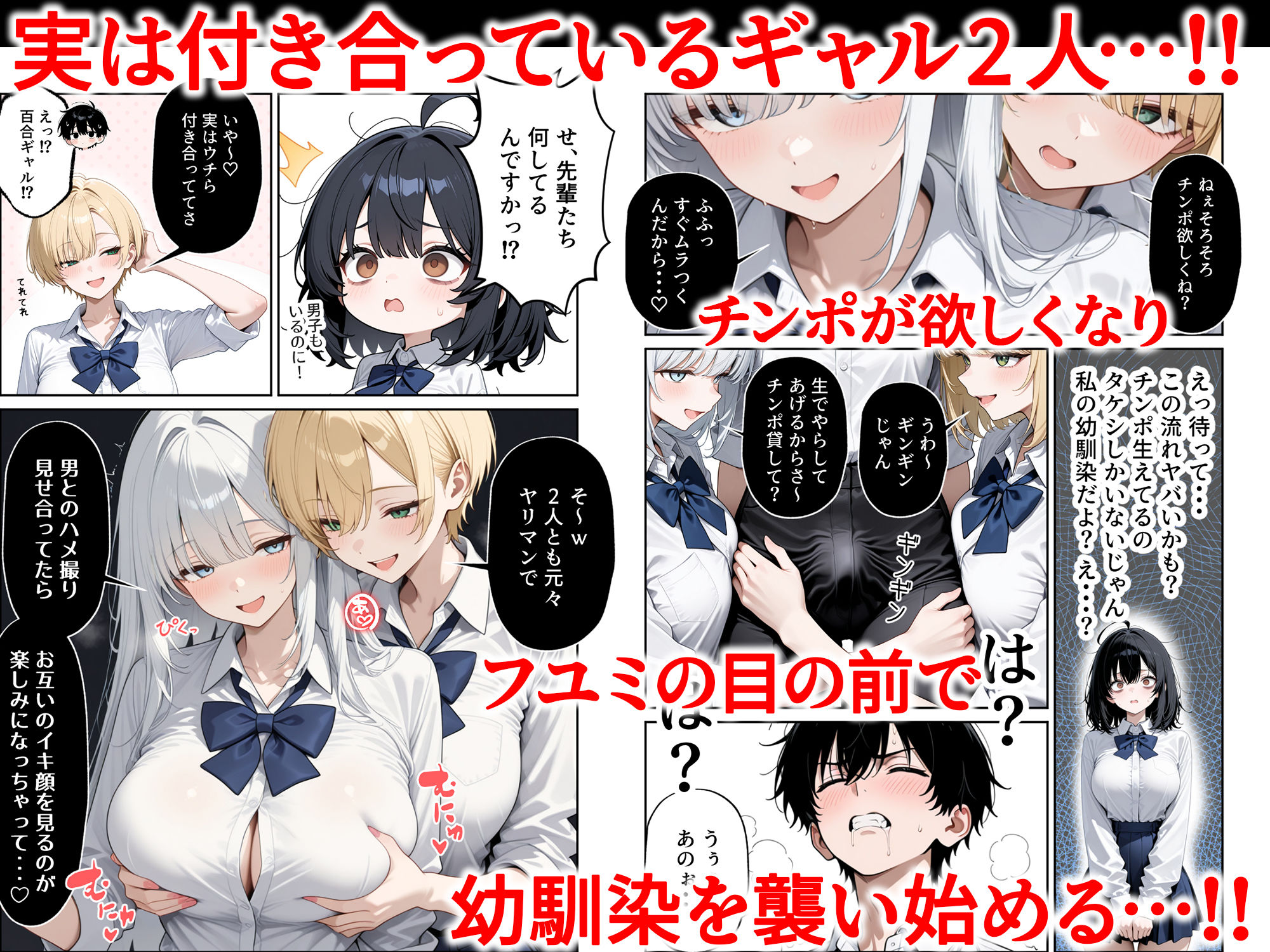 ハメ撮り好きなJ◯たちとハーレムSEXした話 d_823762 画像6