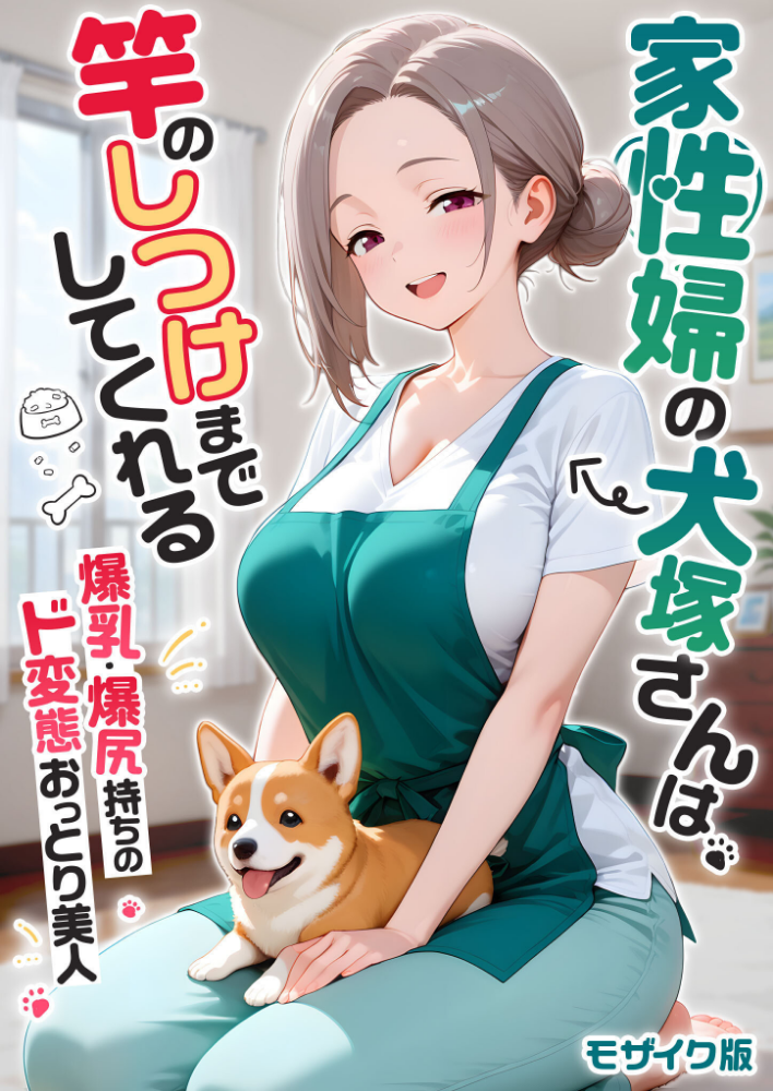 【感謝還元！おまけマンガ付き】家性婦の犬塚さんは竿のしつけまでしてくれる 〜爆乳・爆尻持ちのド変態おっとり美人〜 モザイク版_sample_0