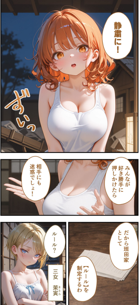 貧乏家族に牛丼奢ったら、おっぱいハーレムできちゃいました…。 〜美人12姉妹のHな恩返し〜 （10）_sample_8